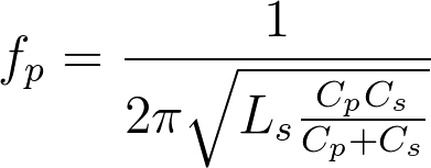 Timing Formula2 Parallel Resonant Frequency Formula