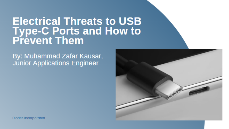 Electrical Threats to USB Type C Ports and How to Prevent Them