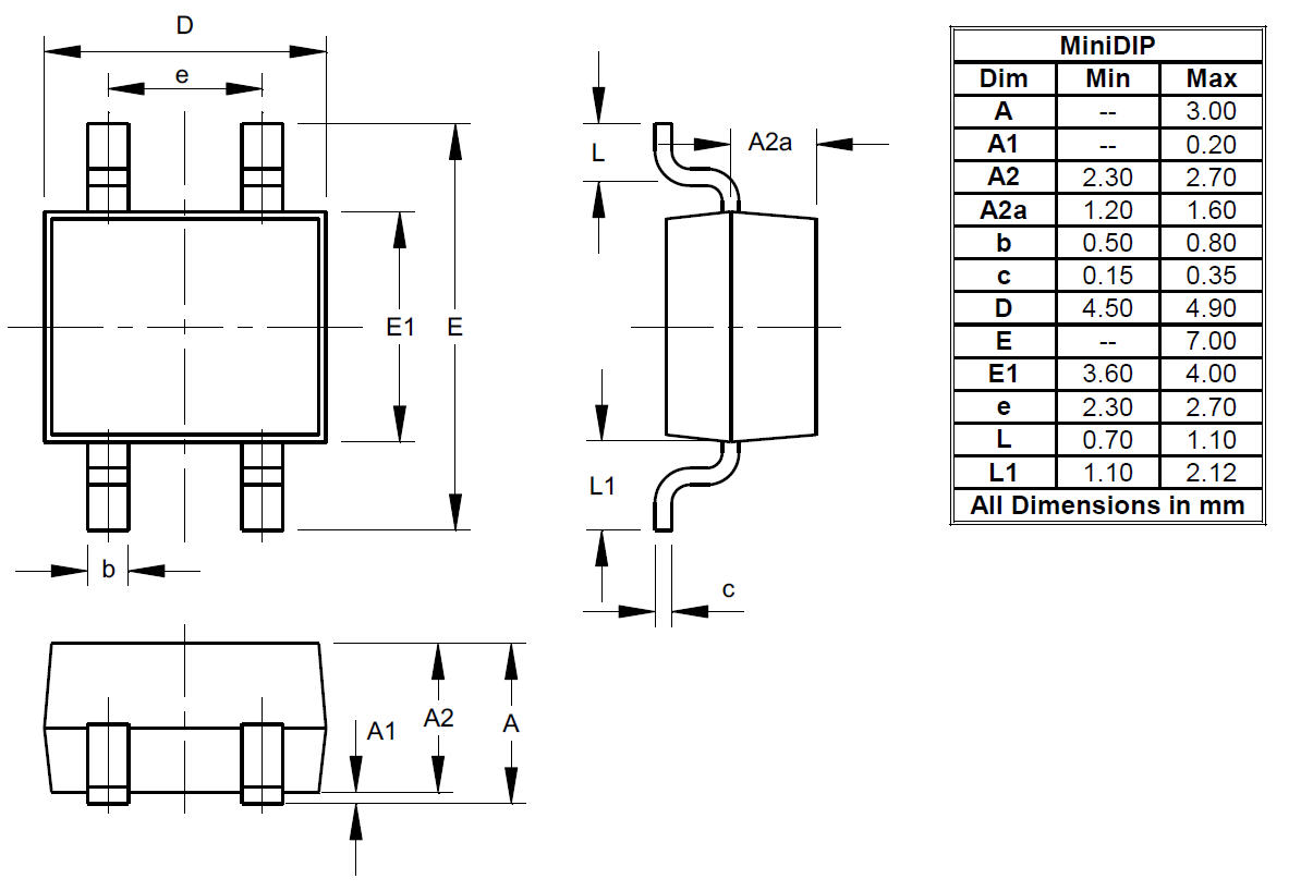 Smd Diode Size Chart