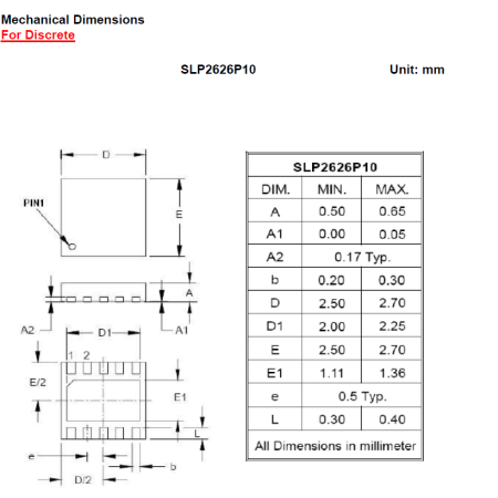 SLP2626P10 LS