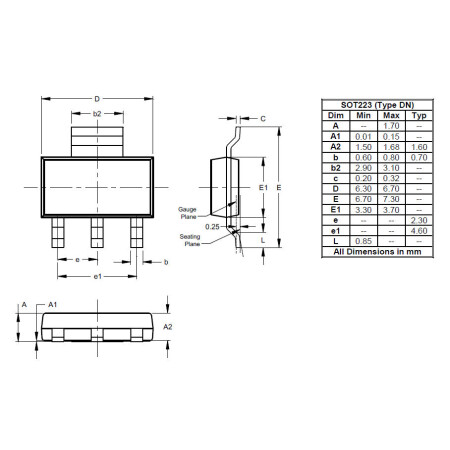 SOT223 Type DN