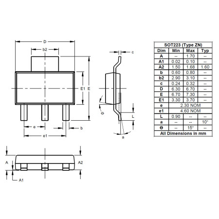 SOT223 Type ZN