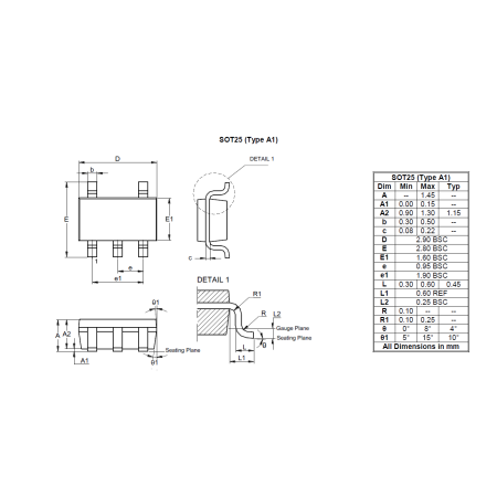 SOT25 Type A1