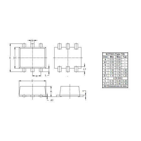 SOT563 Type TH