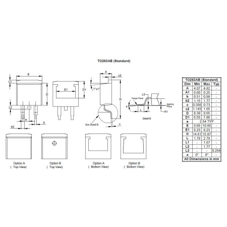 TO263AB Standard