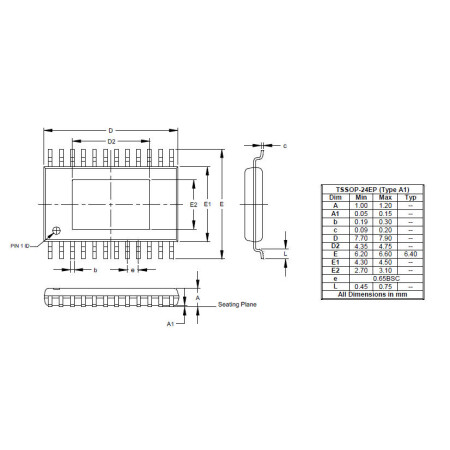 TSSOP 24EP Type A1 RevA