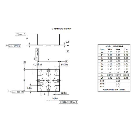 U-QFN1212-9/SWP