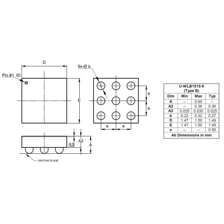 U WLB1515 9 Type B