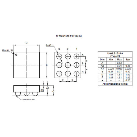 U WLB1515 9 Type E