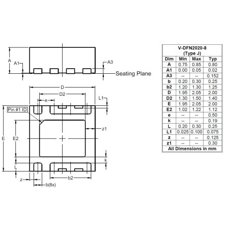V DFN2020 8 Type J