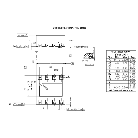 V-DFN2020-8/SWP (Type UXC) image