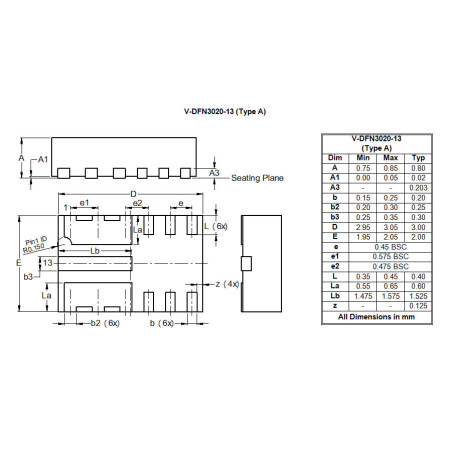 V DFN3020 13 Type A