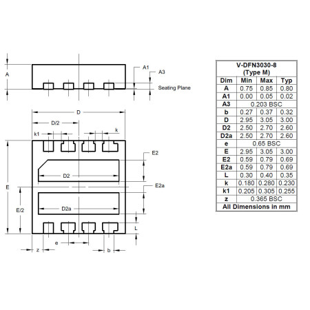 V DFN3030 8 Type M