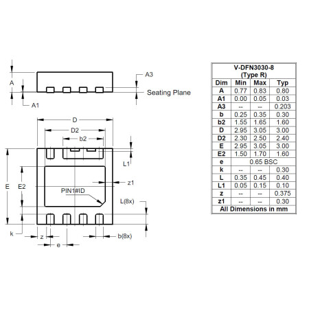 V DFN3030 8 Type R
