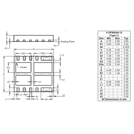 V DFN5045 12 Type C