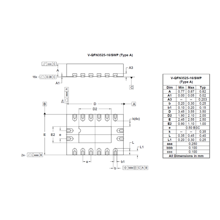 V QFN3525 16_SWP (Type A)