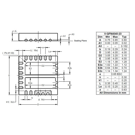 V QFN4040 23