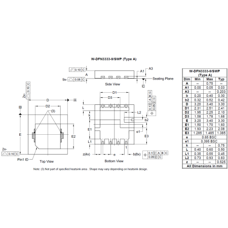 W DFN3333 9 SWP Type A Image