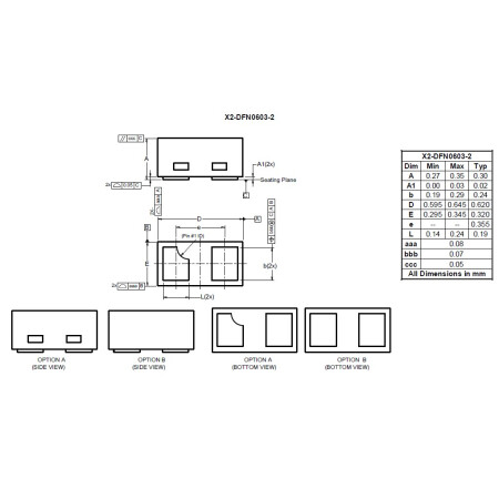 X2 DFN0603 2