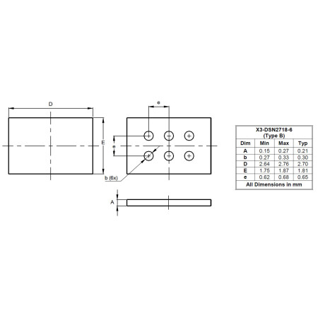 X3 DSN2718 6 Type B