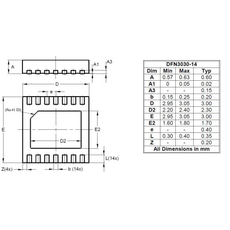 U DFN3030 14