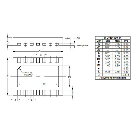 U DFN4030 14