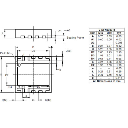 V DFN3333 8