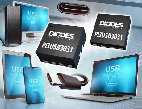 6.5GHz Double-Pole-Triple-Throw Mux/DeMux with OVT for USB 2.0 and MHL Switching in Portable Applications
